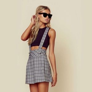 Planet Blue Skirts - New plaid overall skirt Planet Blue Skirts - New plaid overall skirt